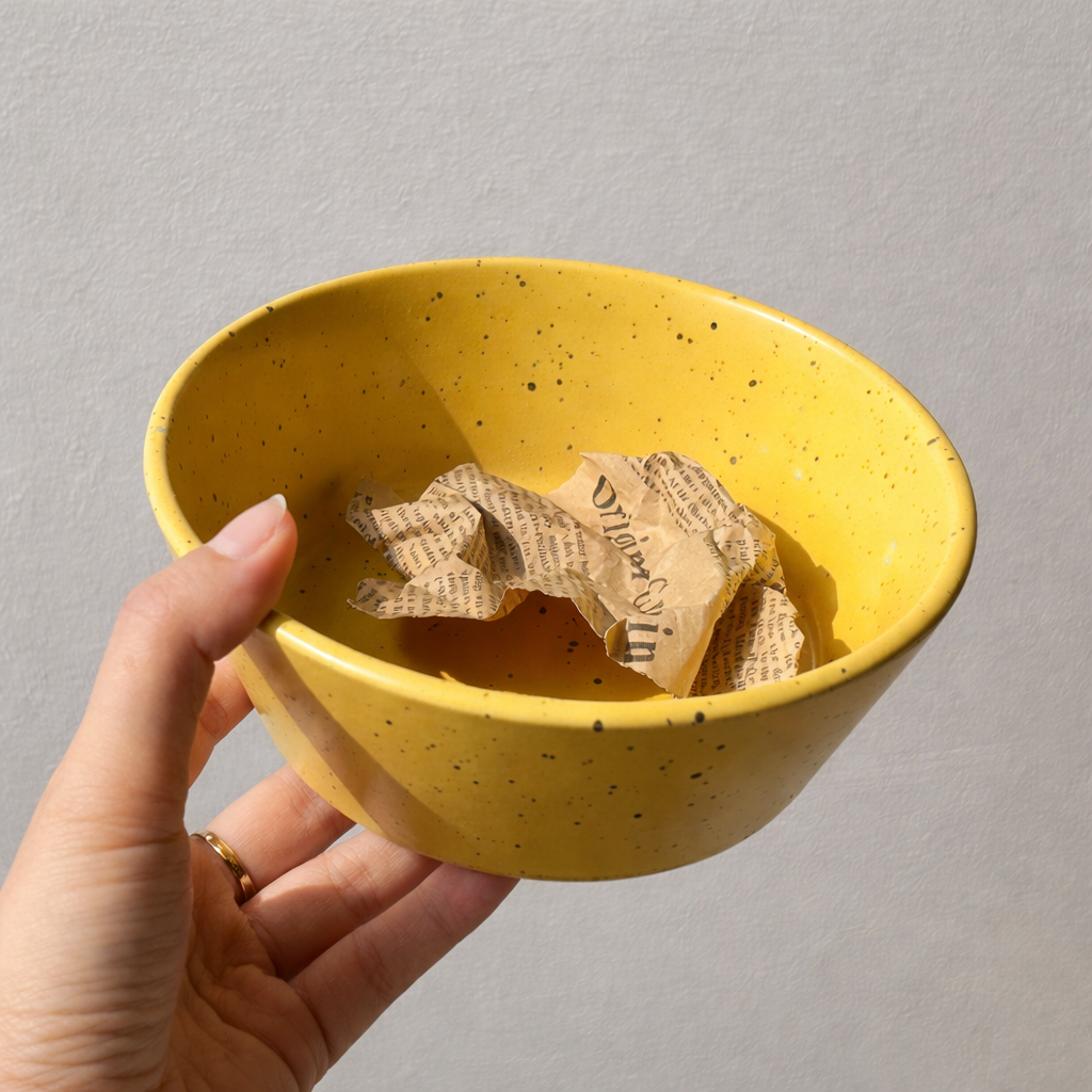 Minimal Speckled Cereal Bowl