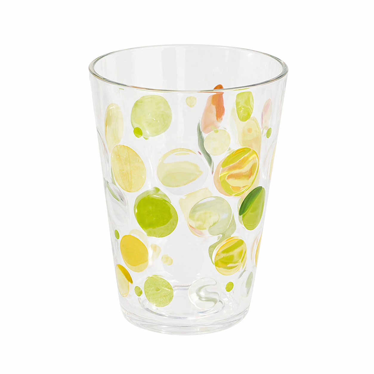 Color Dot Plastic Tumbler – Stylish Everyday Drinking Cup