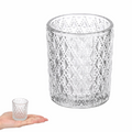 Embossed Glass Candle Holder – Elegant Tealight & Votive Cup Create a Warm, Cozy Glow in Seconds