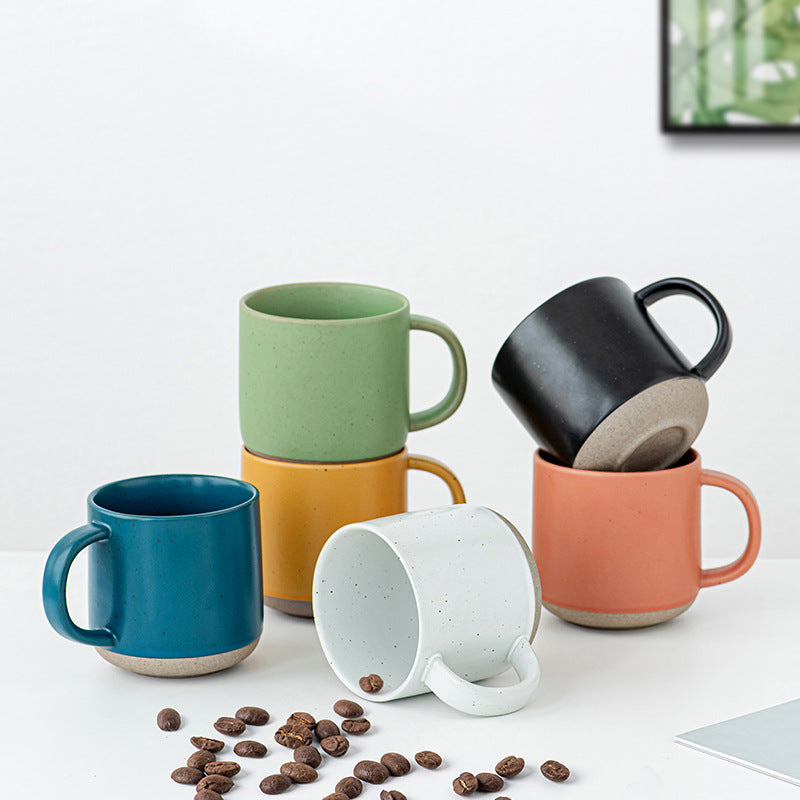 Minimalist Speckled Ceramic Coffee Mug – 380ml
