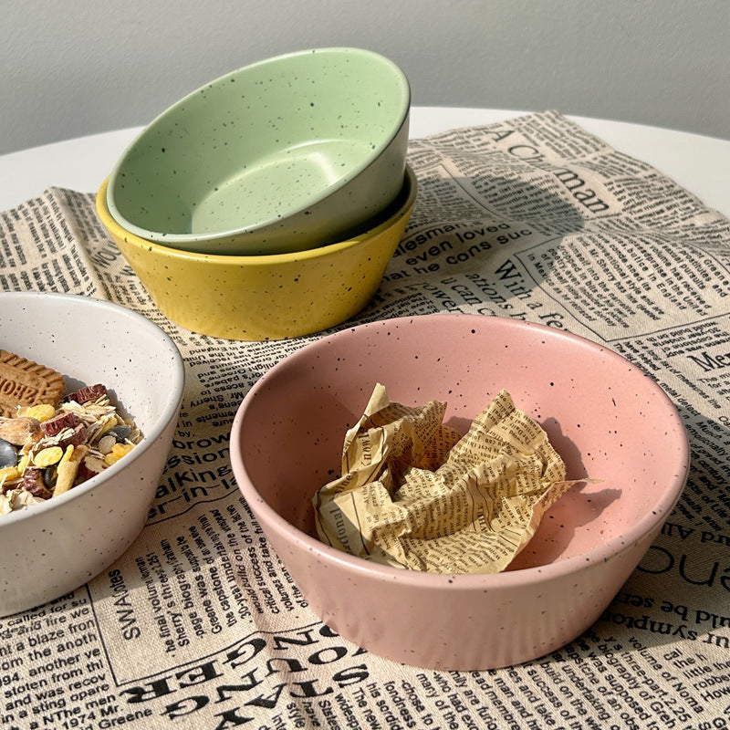 Minimal Speckled Cereal Bowl